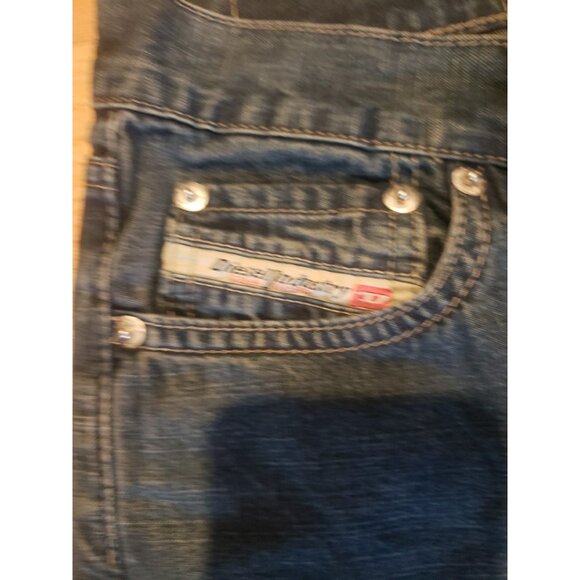 Diesel Jeans Men Blue Kulter Straight Workwear Normcore Italy 28 x 32 Button Fly - Picture 5 of 11